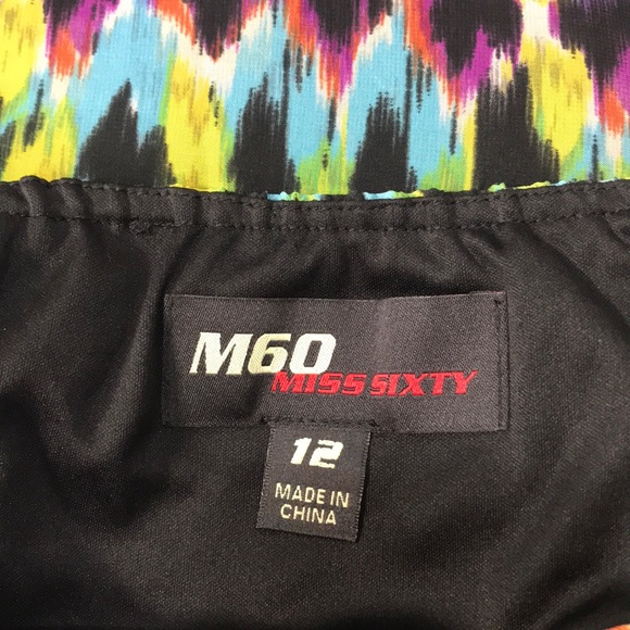 M60 Miss Sixty Women’s Blue & Purple Print Halter Maxi Dress Size 12 - Picture 5 of 7